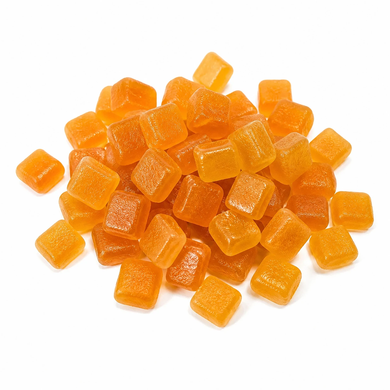 Orange gummies with Lion's Mane prepared for wholesale supply